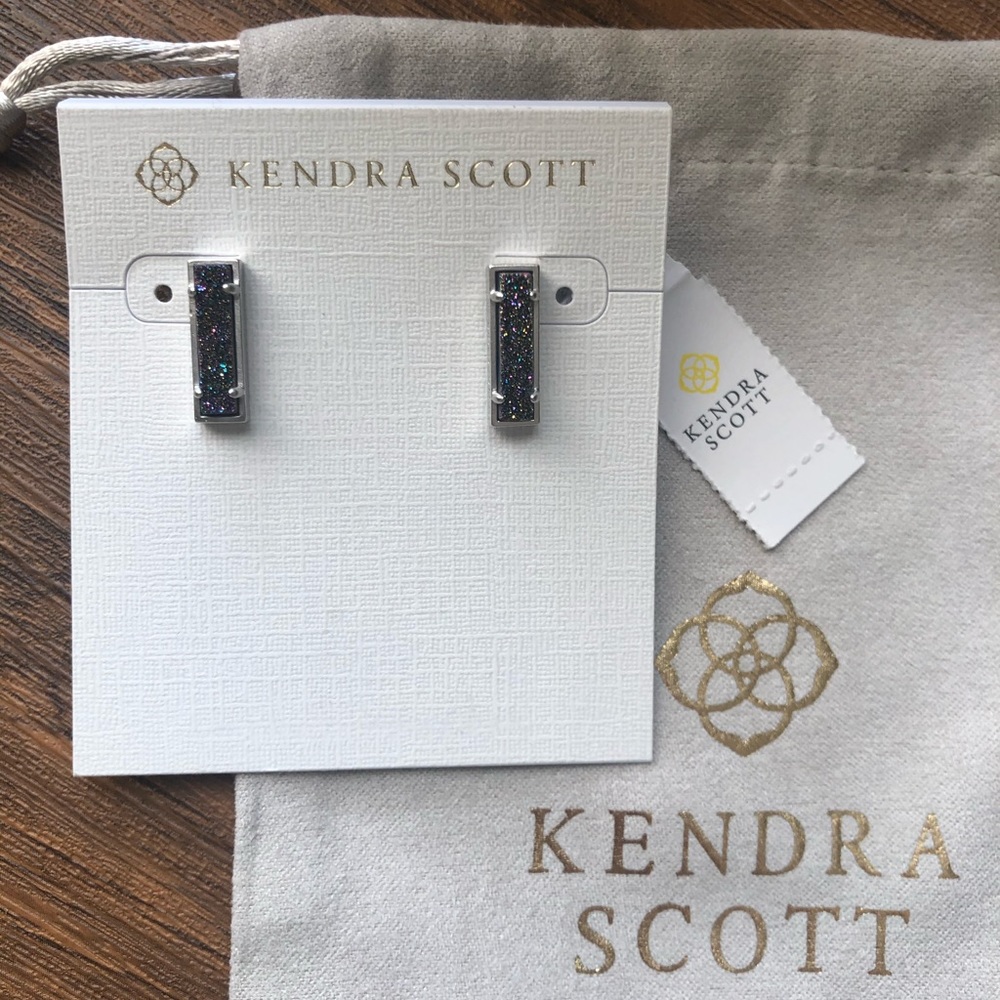 Kendra Scott -Lady Studs - Silver & Multi-color